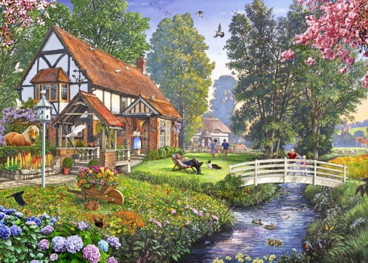 Puzzle Mirna nedjelja 500 dijelova BLUEBIRD