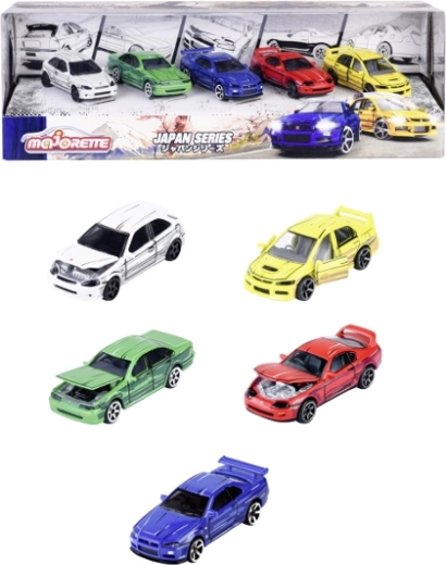 Majorette Japan Series – set 5 metalnih autića 1:64