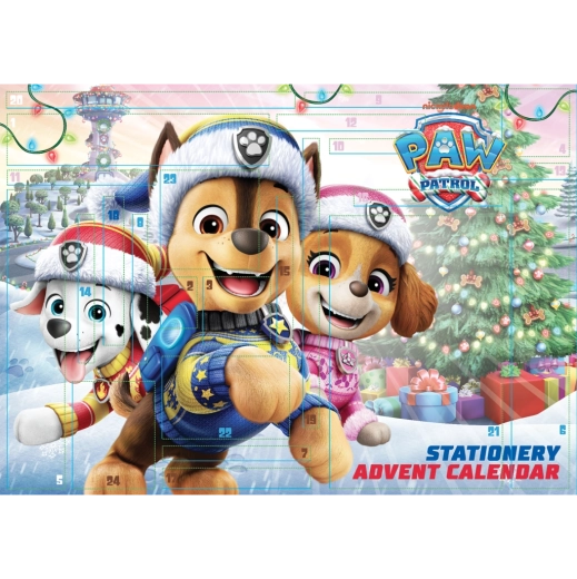 Paw Patrol Advent Calendar with Stationery