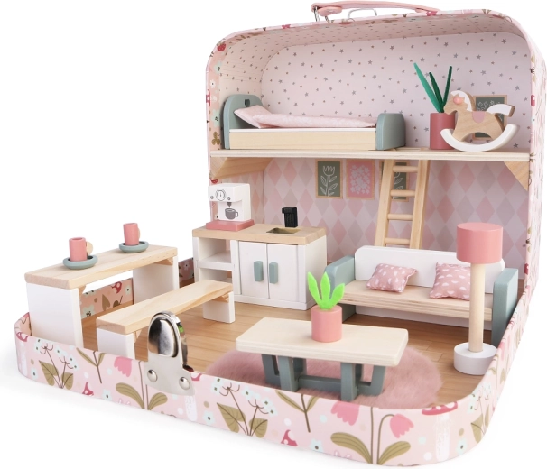 2Kids Toys dollhouse in a suitcase – kitchen