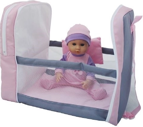 Lutka s ruksakom i kinderbetom