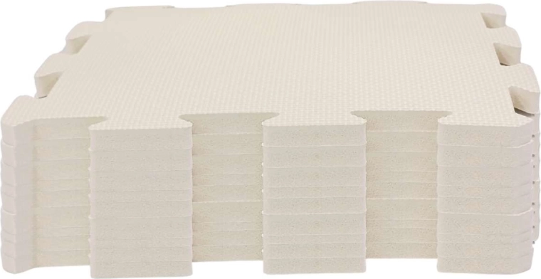 Nido.nido pjenasta podloga za igru puzzle 9 dijelova ivory white