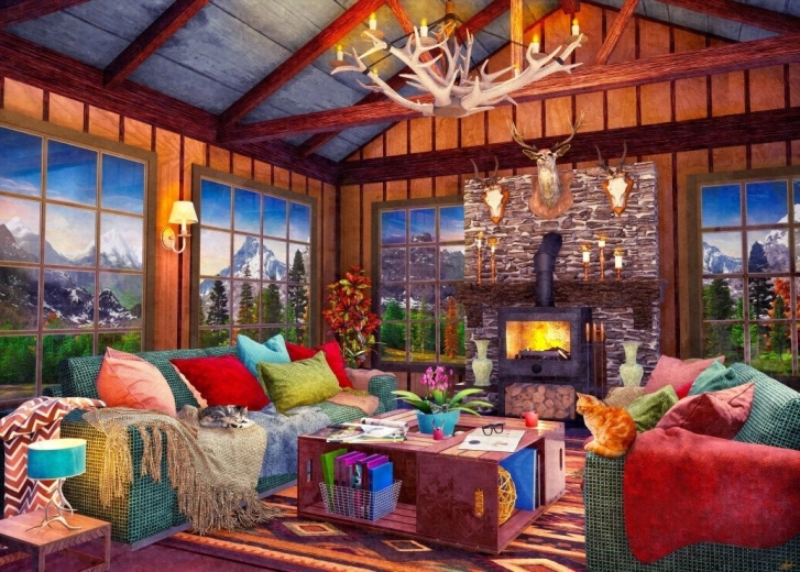 Puzzle Ljetna kućica 500 dijelova BLUEBIRD