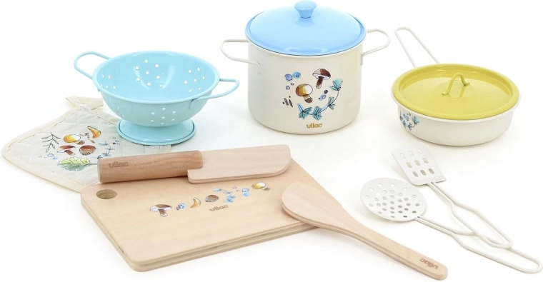 Vilac metalni set posuđa My Nature Kitchen