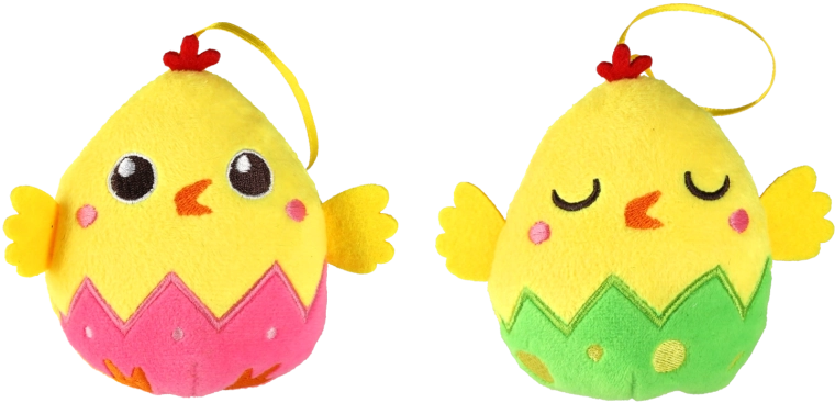 Uskršni ukras pilić s pištaljkom, set od 8 kom