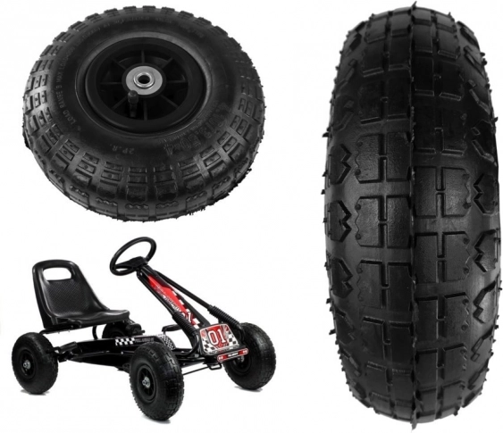 Crni kotač za gokart