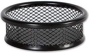 CONCORDE metal paperclip cup, black