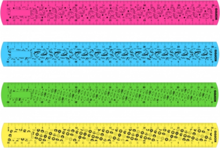 Fleksibilno ravnalo 30 cm KORES