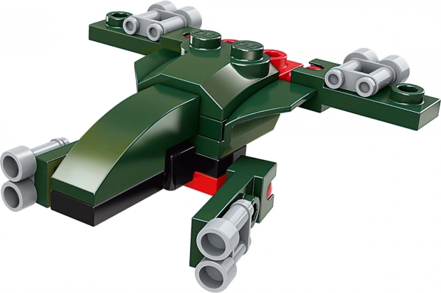 Qman Squros 3u1 borbeni avion Batwings – mini građevinski set