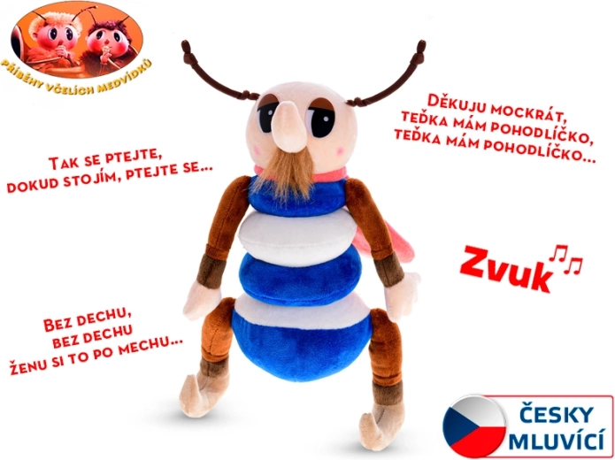 Plišana Kapljica iz Priča pčelinjih medvjedića 32 cm sa zvukom