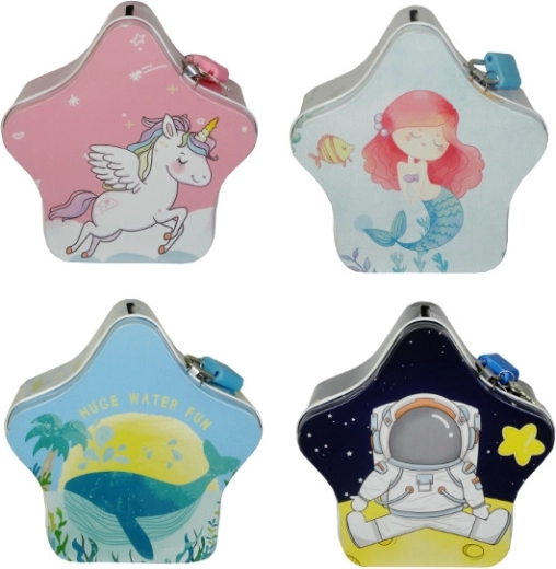 Metalna kasica zvjezdastog oblika za djecu