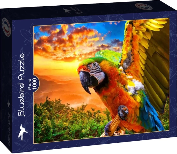 Bluebird parrot puzzle 1000 pieces