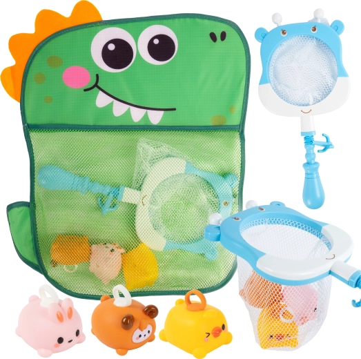 Igračke za kadu s ribarskim štapom i torbom krokodil