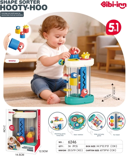 Multifunctional Fish Tower – 5-in-1 Sorter