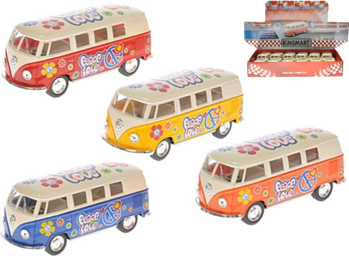 Kinsmart metalni model Volkswagen Classical Bus 1962 1:32 13 cm