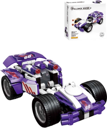 LiNooS construction set – pull-back sports car (229 pieces)