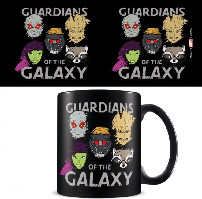 Šalica Čuvari Galaksije Sketched Faces 315 ml