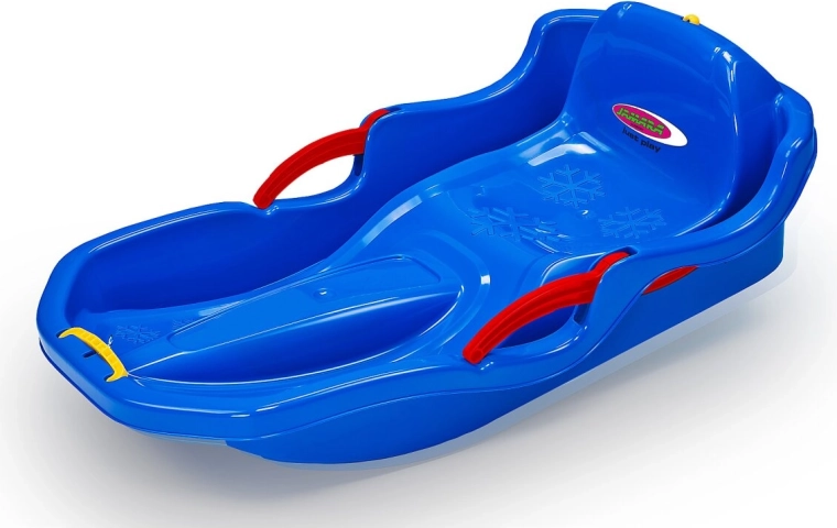 Snow Play Bob Comfort 80 cm blue with hand brakes - 1 piece