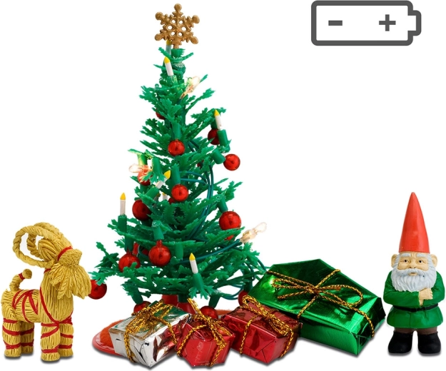 Lundby božićni set dekoracija za kućicu za lutke