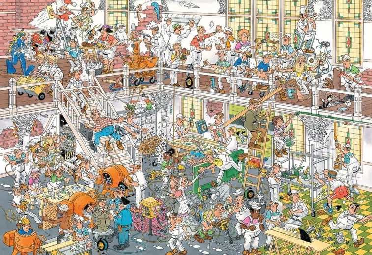 Puzzle JUMBO Renovacija 3000 dijelova