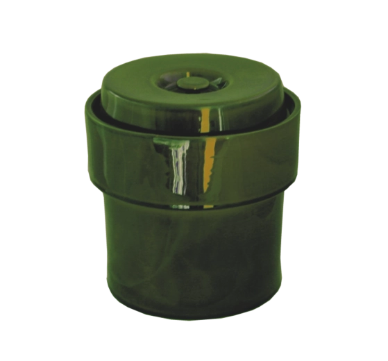 Keramička hermetička posuda 5 l zelena