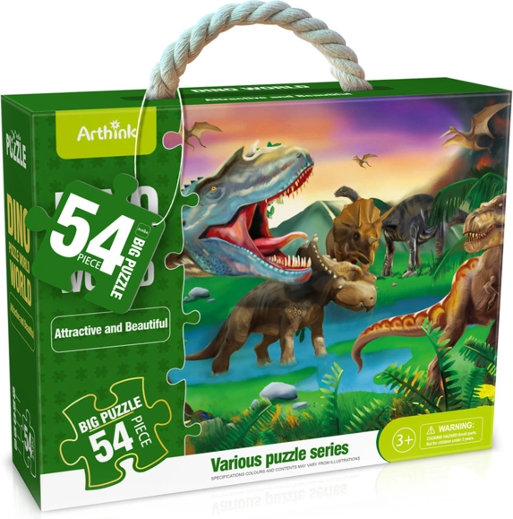 Maxi puzzle s dinosaurima, 54 dijelova