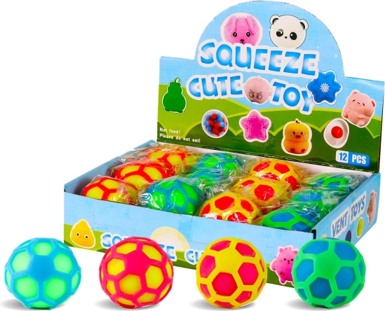 Šareni antistresni loptica 7 cm