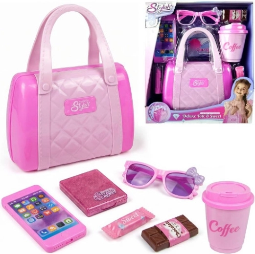 Fashion accessories set for girls with handbag - 1 piece