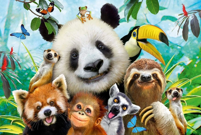 Zabavna slagalica životinje 200 dijelova