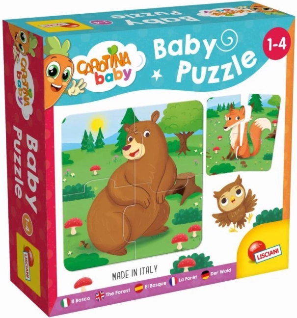 Carotina Baby puzzle – šuma