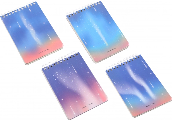 Spiralni notes 10 × 14 cm, 80 stranica – Zodiac