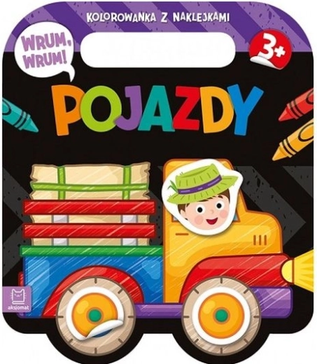 Vrum, vrum! vozila – bojanka sa naljepnicama