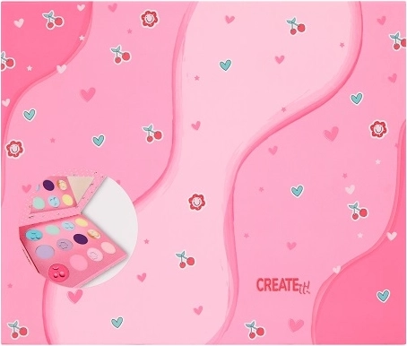 Create It! pastelna paleta sjenila za oči sa zrcalom (12 nijansi)