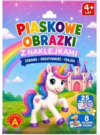 Kreativni set za izradu pješčanih slika Jednorog