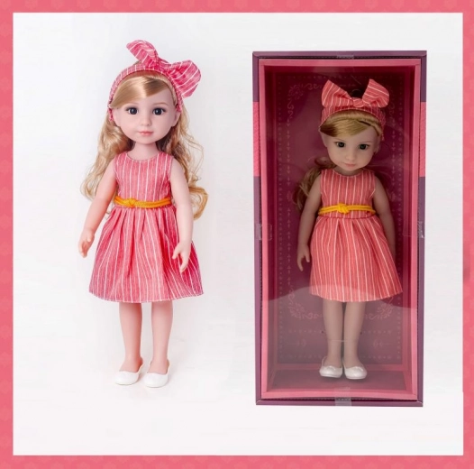 PLEJO lutka u crvenoj haljini