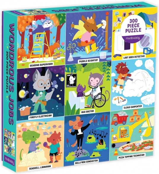 Mudpuppy level up! neobična zanimanja – puzzle 300 dijelova