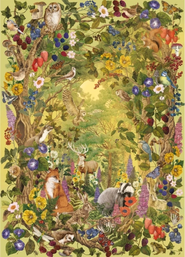 Puzzle The Art File: Sunčana šumska čistina 1000 dijelova