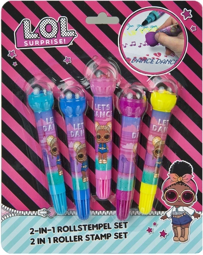 Set flomastera s pečatima LOL Surprise 2u1