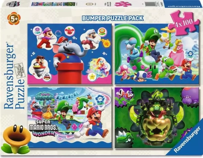 Ravensburger puzzle Super Mario 4×100 dijelova