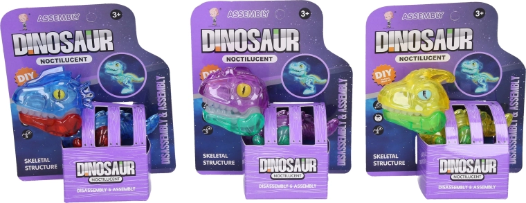 Dinosaurus s kosturom koji svijetli u mraku - 1 komad