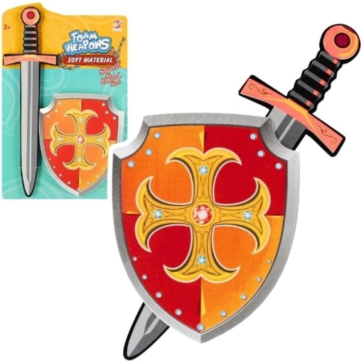 Foam knight set with sword and shield