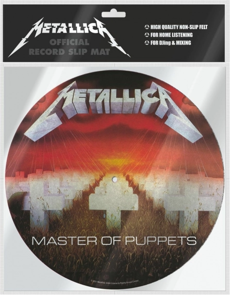 Podloga na gramofon s motivom Metallica - Master of Puppets