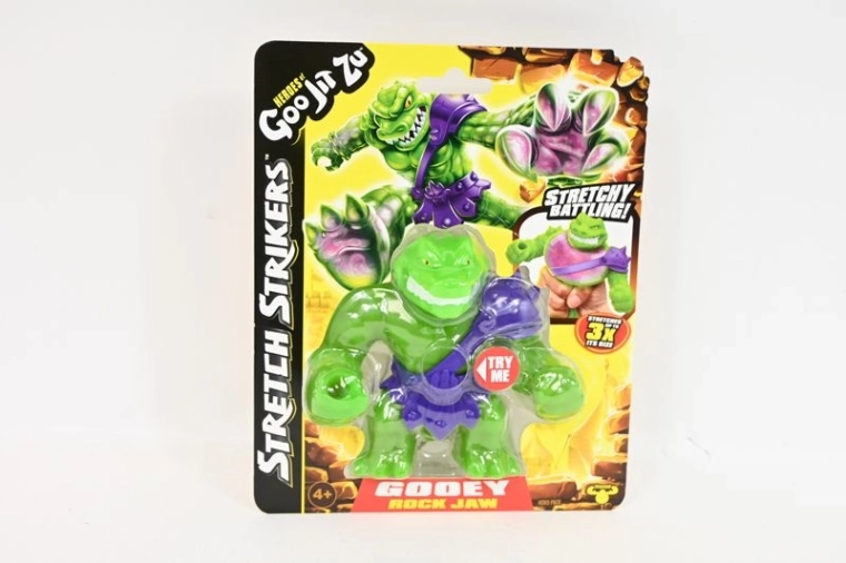 Goo Jit Zu Rock Jaw Stretch Strikers – rastezljiva figurica