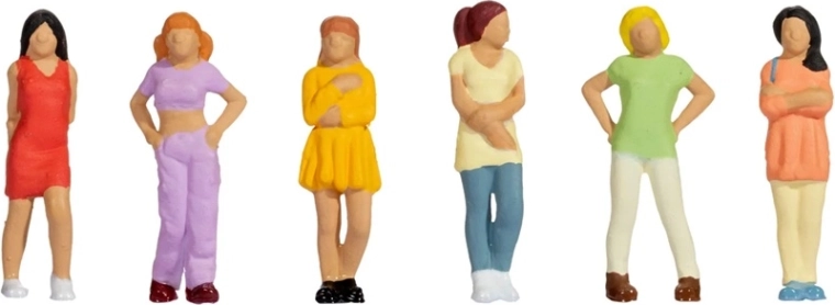 Noch set figurica djevojaka H0 (6 kom)