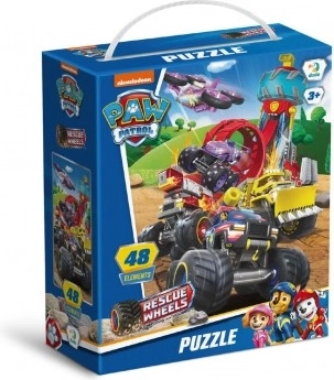 Puzzle s motivom Psići u ophodnji: Spašavanje na kotačima