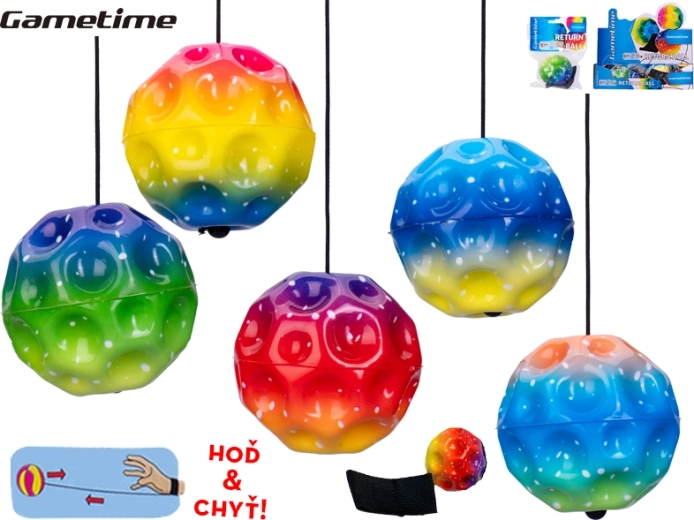 Pjenasta vraćajuća loptica na gumi za djecu