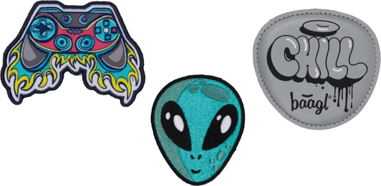 Zamjenjivi bedževi BAAGL Baaglies – set Chill, 3 kom