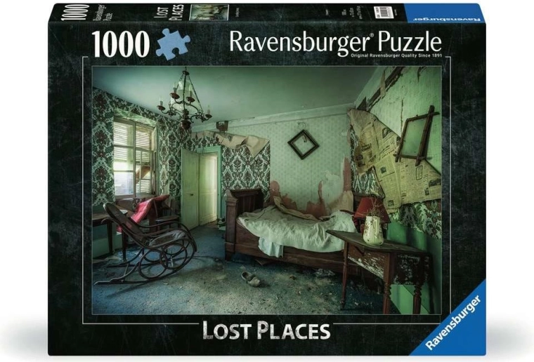 Ravensburger slagalica Izgubljena mjesta: Zelena spavaća soba 1000 dijelova