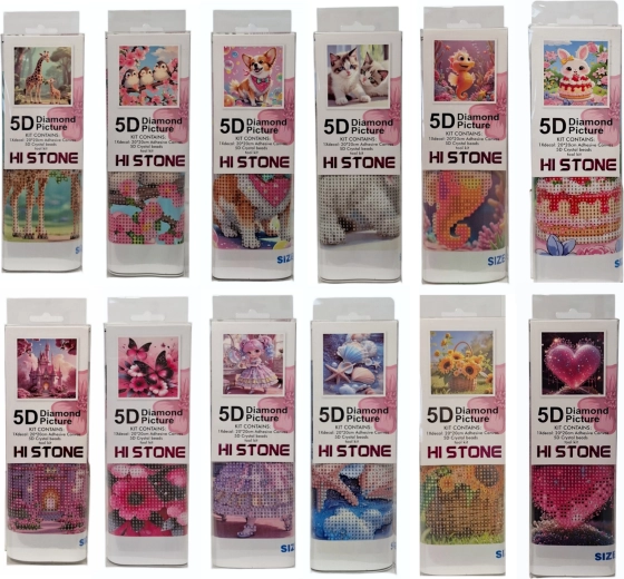 Dijamantni mozaik 5D kreativni set 20 × 20 cm - 1 komad