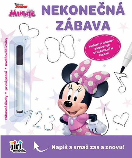 Beskrajna zabava Minnie – radna bilježnica za brisanje s flomasterom